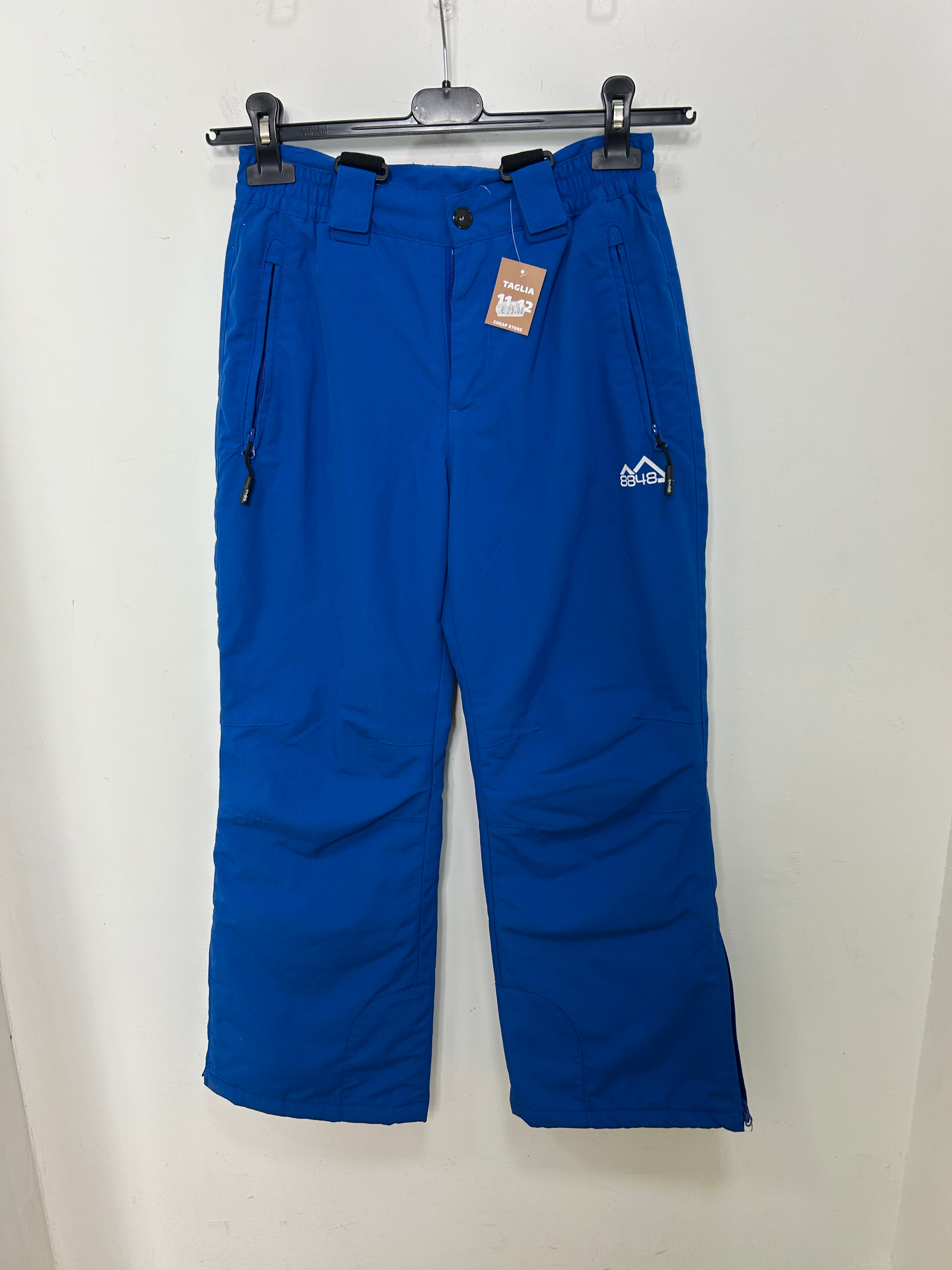 TAGLIA 12 ANNI - Pantalone con bretelle 8848